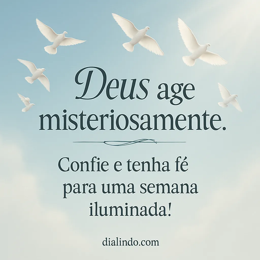 Divino Mistério: Confiança Iluminada
