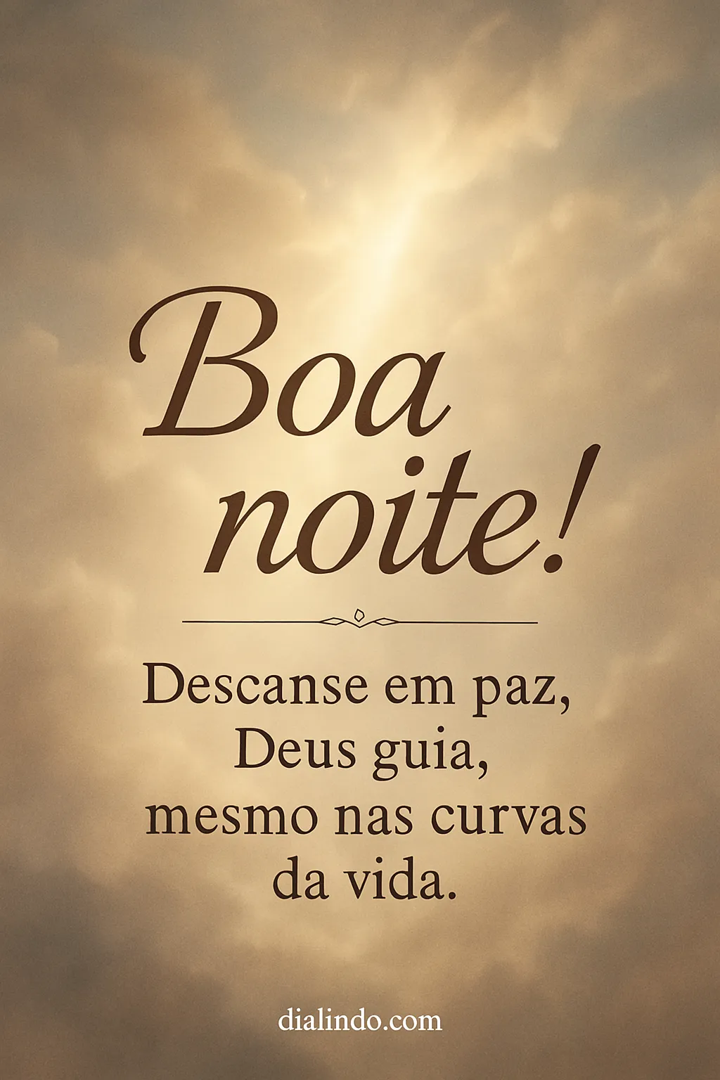 Curvas da Fé, Descanso em Paz