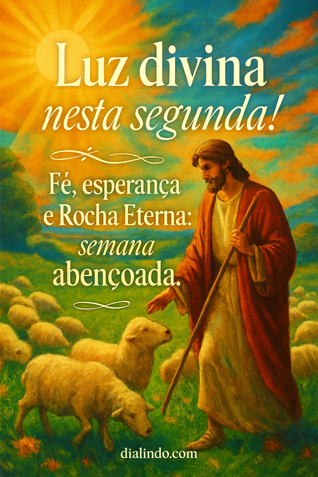 Segunda: Luz, Fé e Rocha.