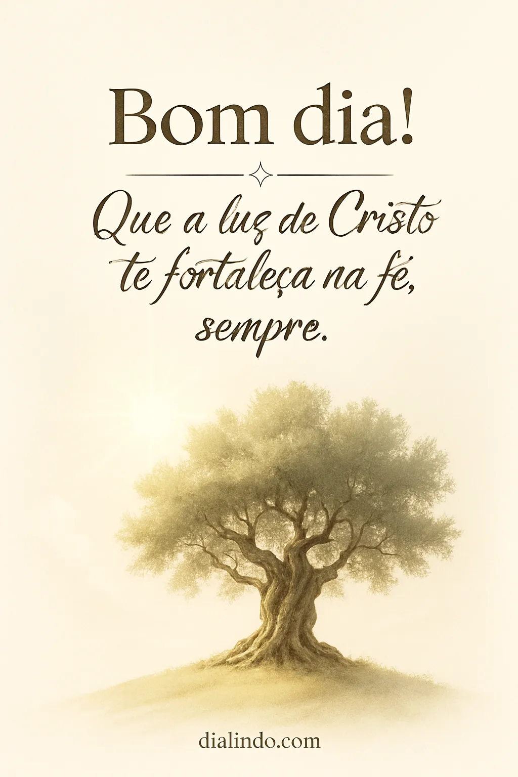 Cristo: Luz e Fé Sempre