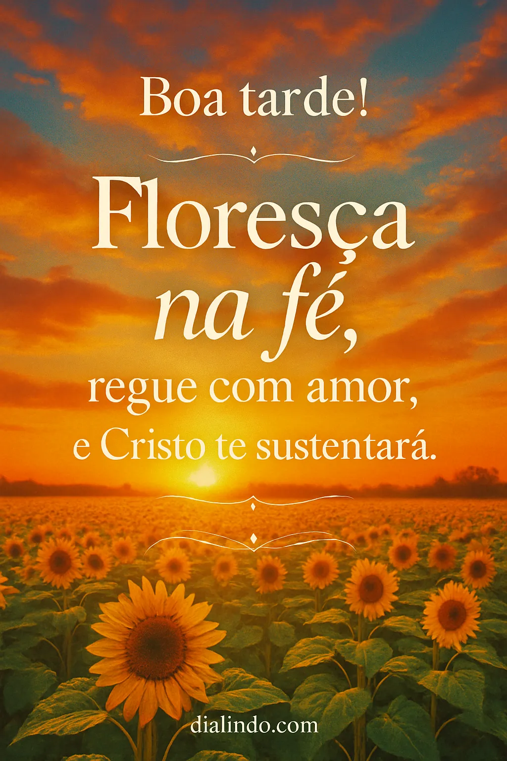 Jardim da Fé Sustentado.