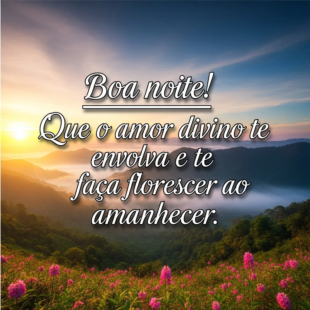 Amor Divino: Florescer ao Amanhecer