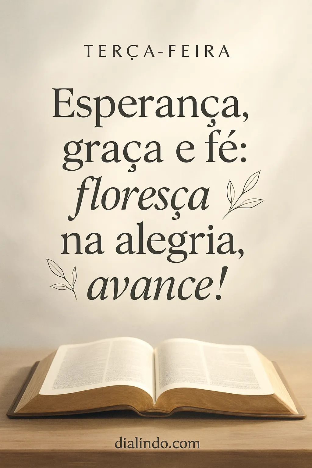 Florescer: Alegria em Avanço Grato