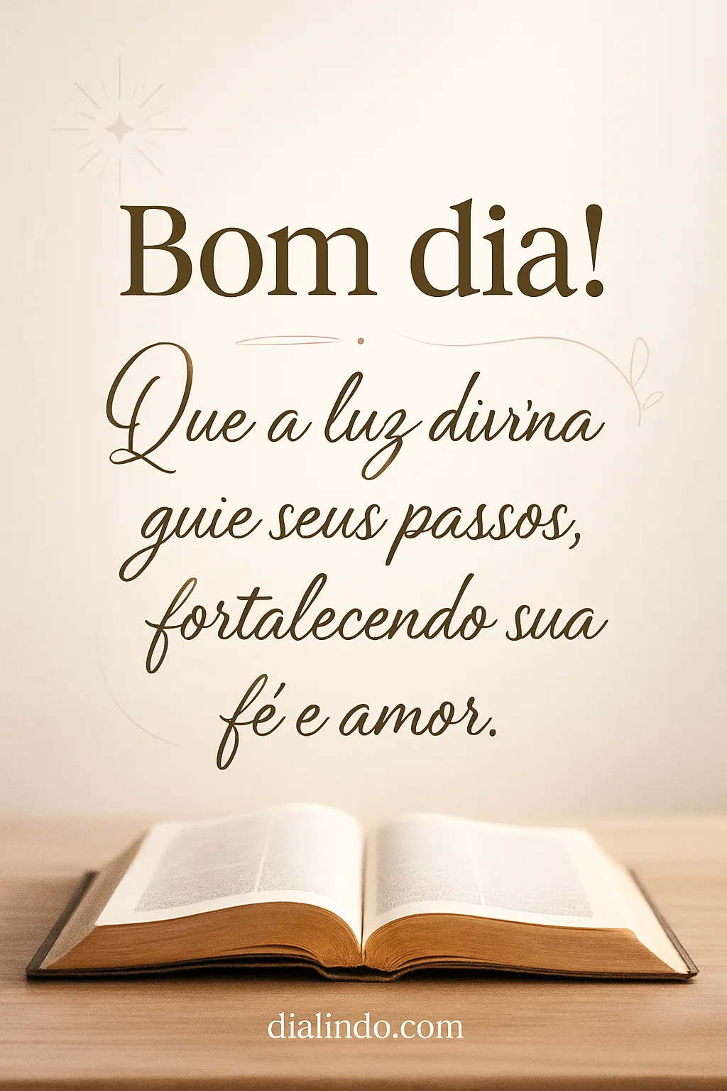 Luz Divina no Caminho.