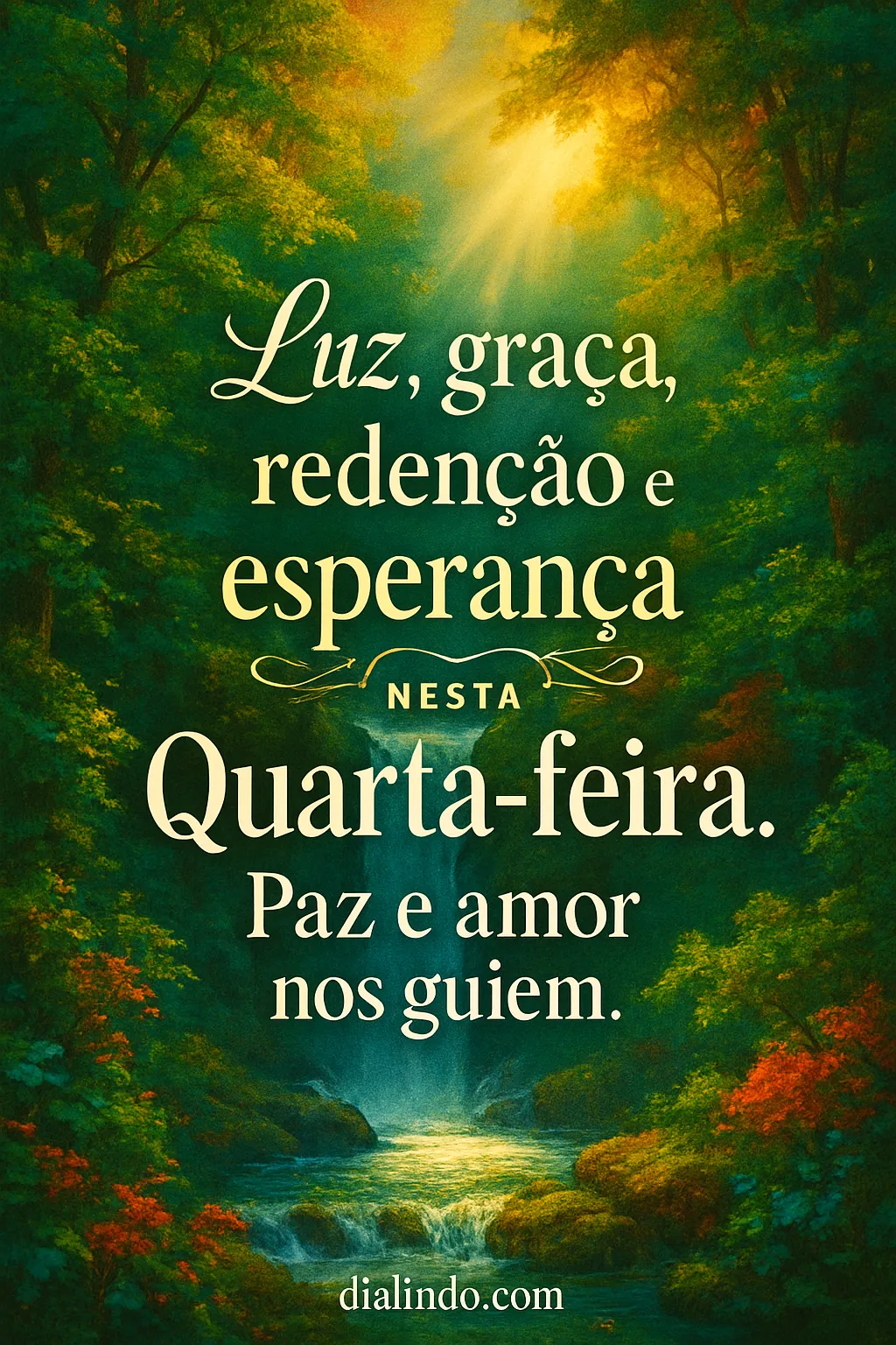 Quarta-feira: Farol de Paz Redentora.