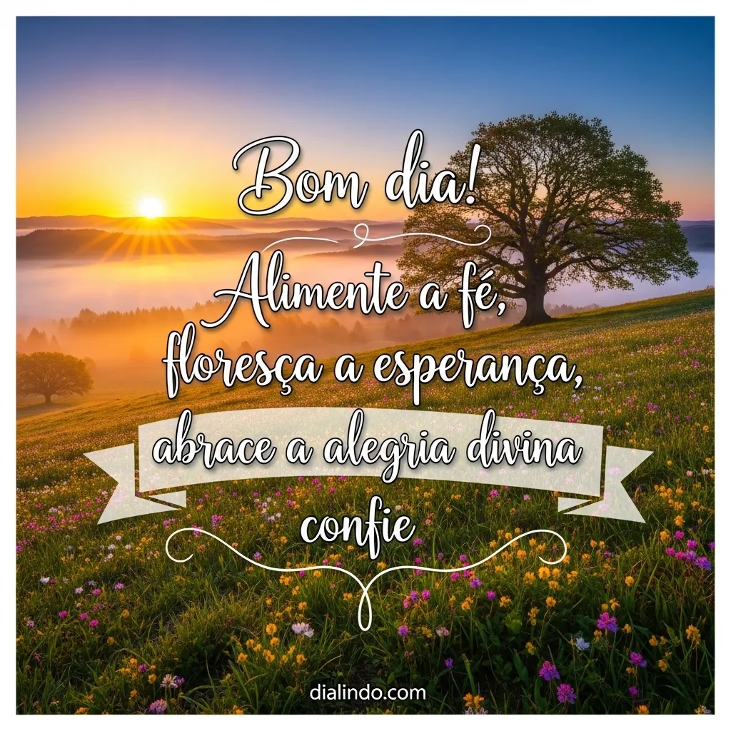 Florescendo Fé, Abraçando Alegria