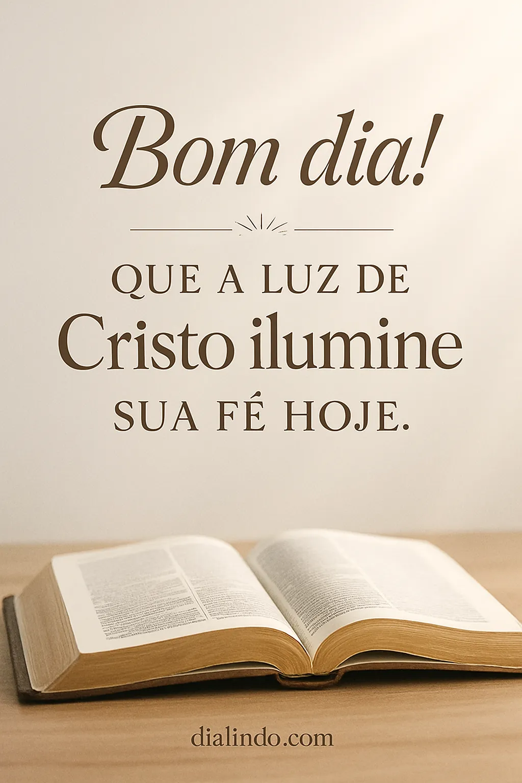 Cristo, Farol da Fé Diária