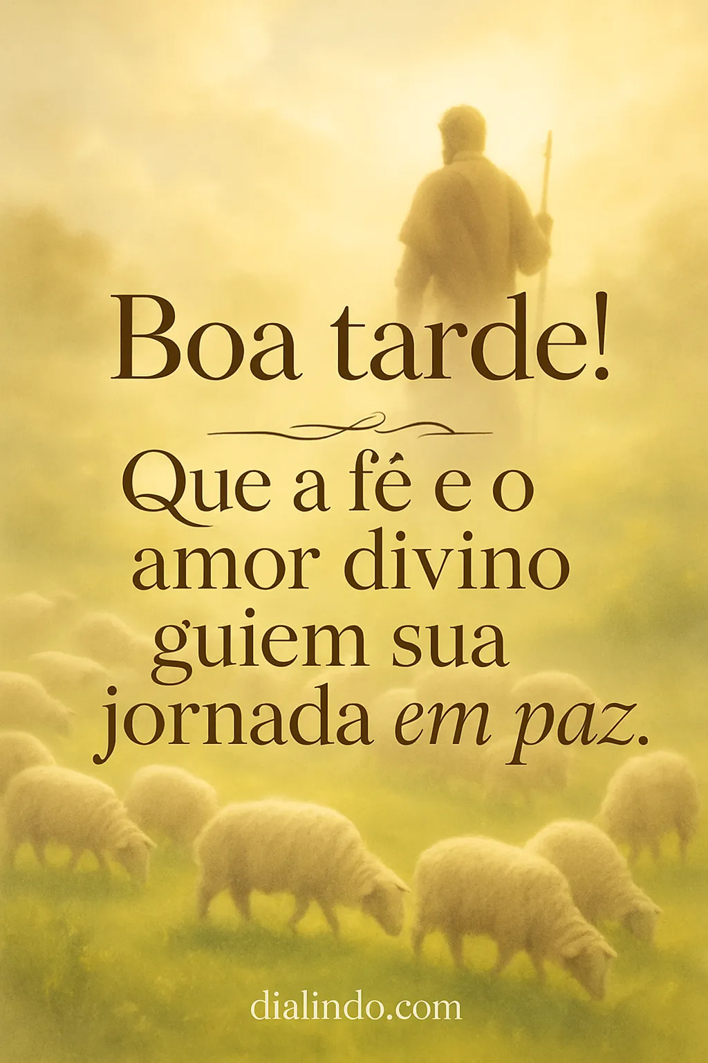 Rumo Sereno em Luz Divina