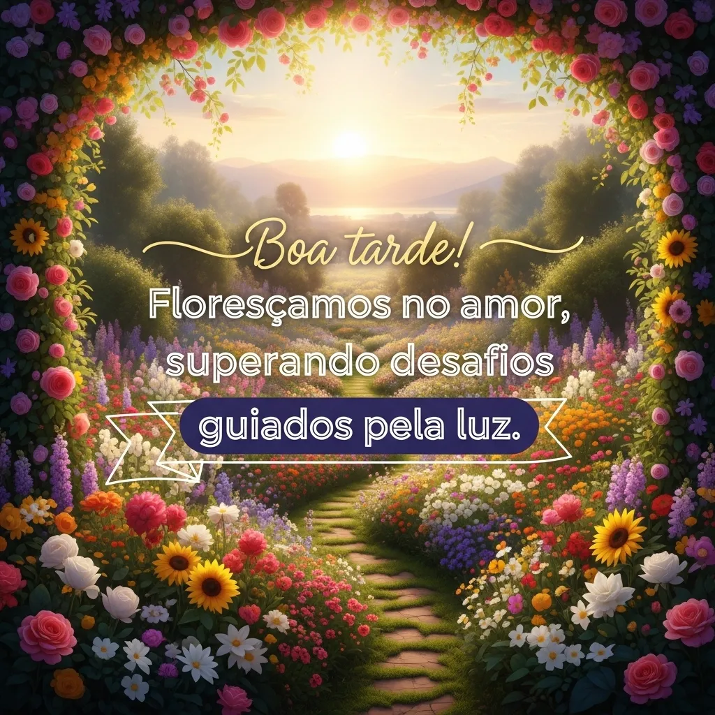 Amor Florescente: Luz Supera Desafios