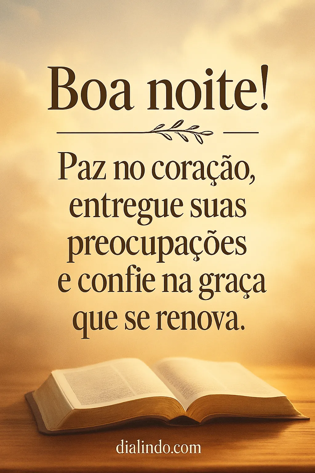 Entrega, Confia, Renova a Paz