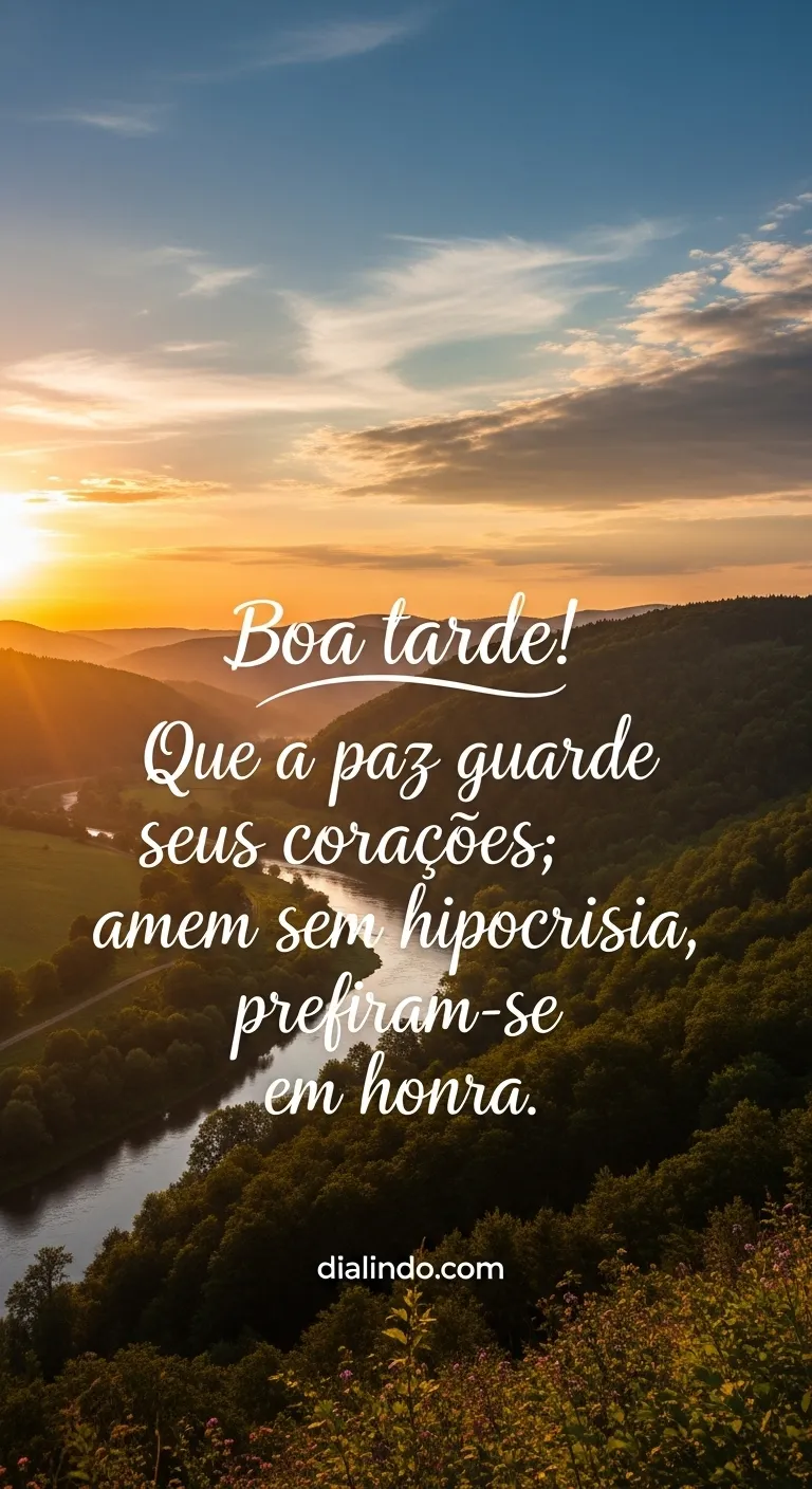 Paz, Honra e Amor Genuíno