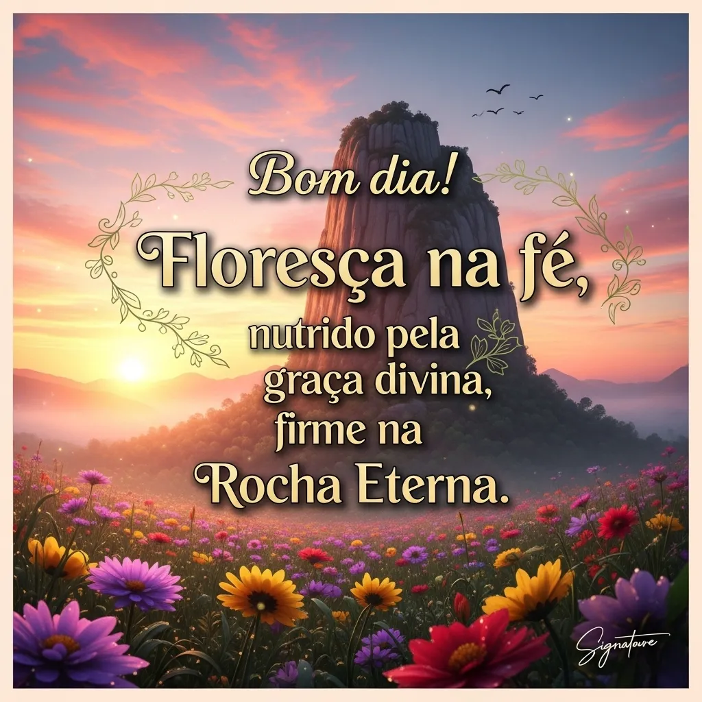 Raízes Divinas em Florescimento.