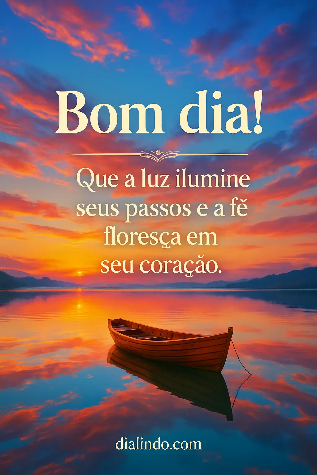 Luz, Fé, Passo a Passo.