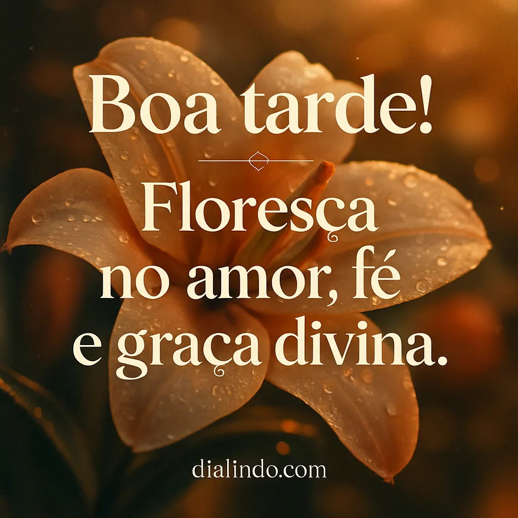 Florescer em Amor Divino