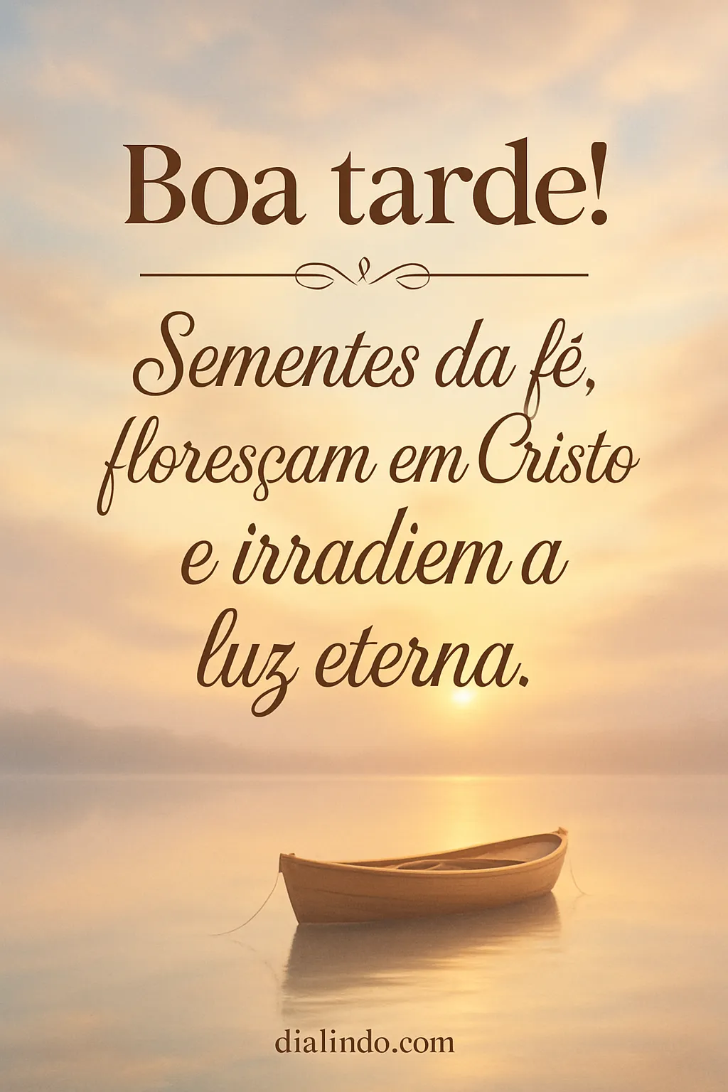 Luz Eterna: Fé Florescente.