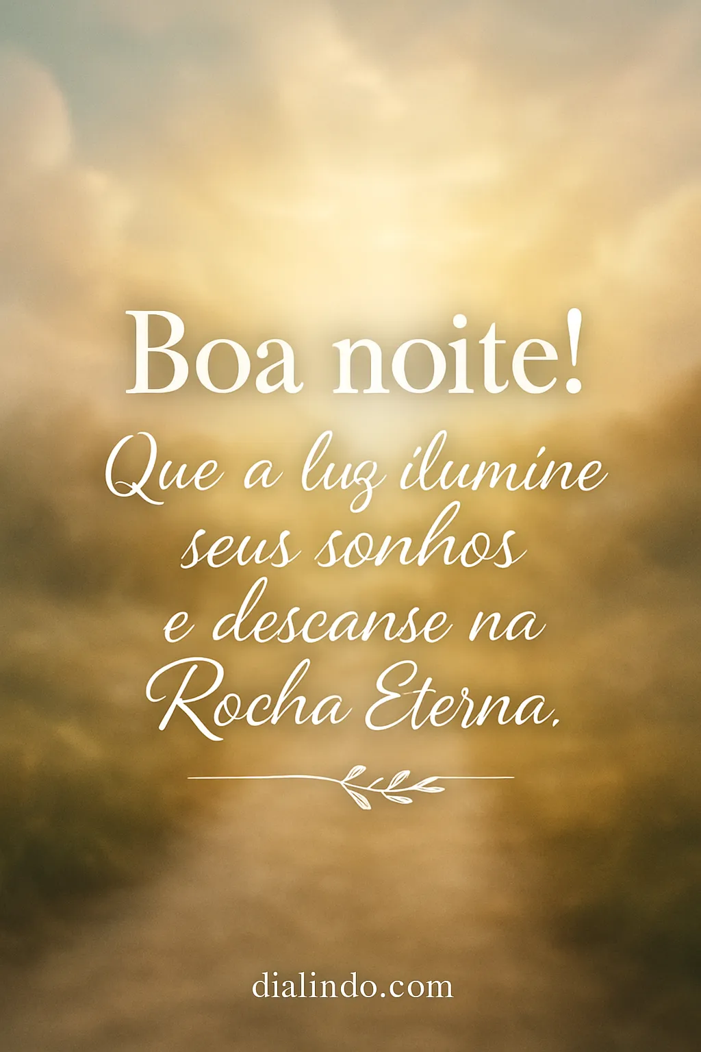 Sono Iluminado na Rocha