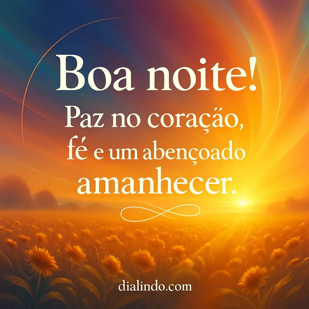 Noite de paz, alvorada de fé.