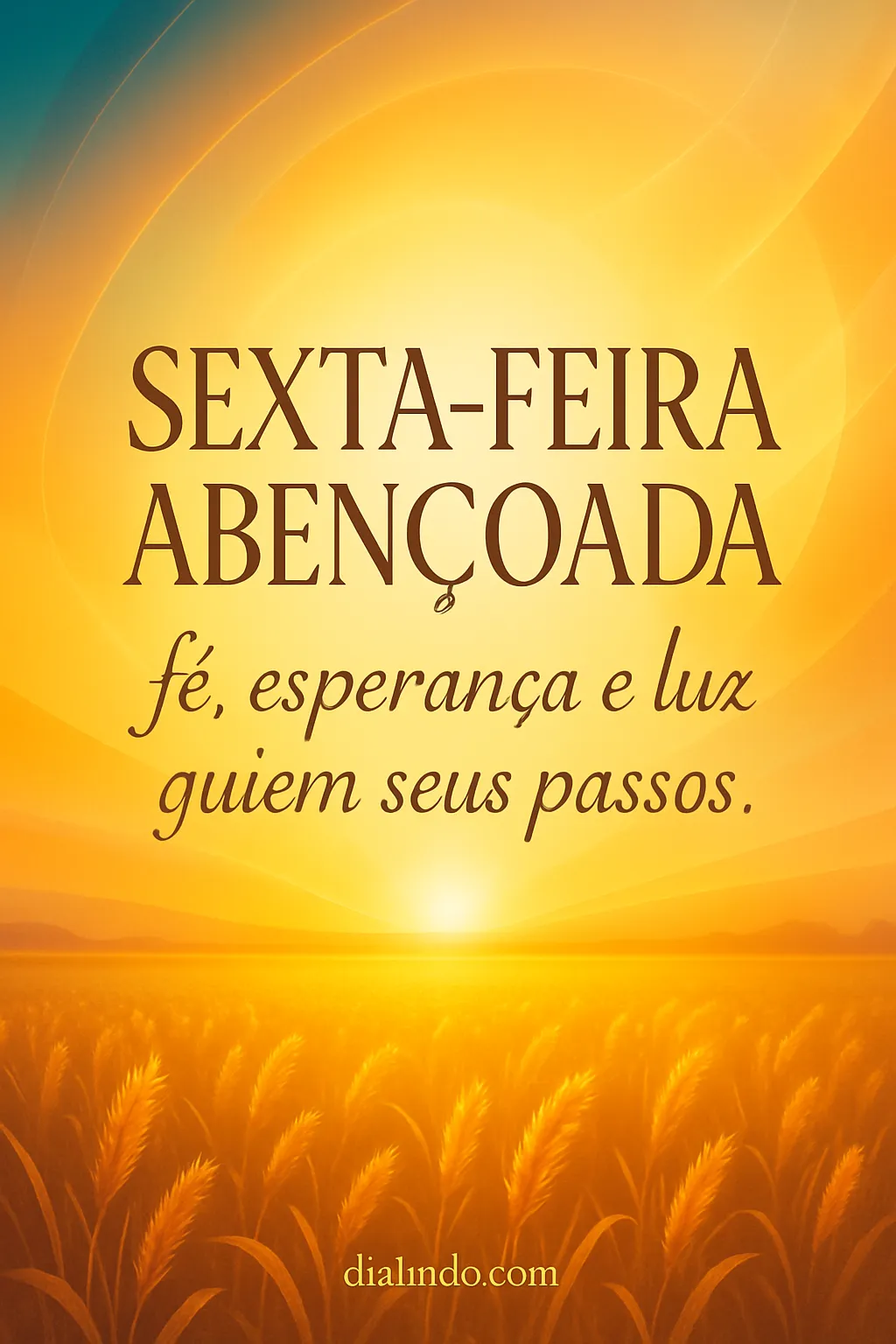 Passos Guiados na Sexta-feira - Imagem inspiradora