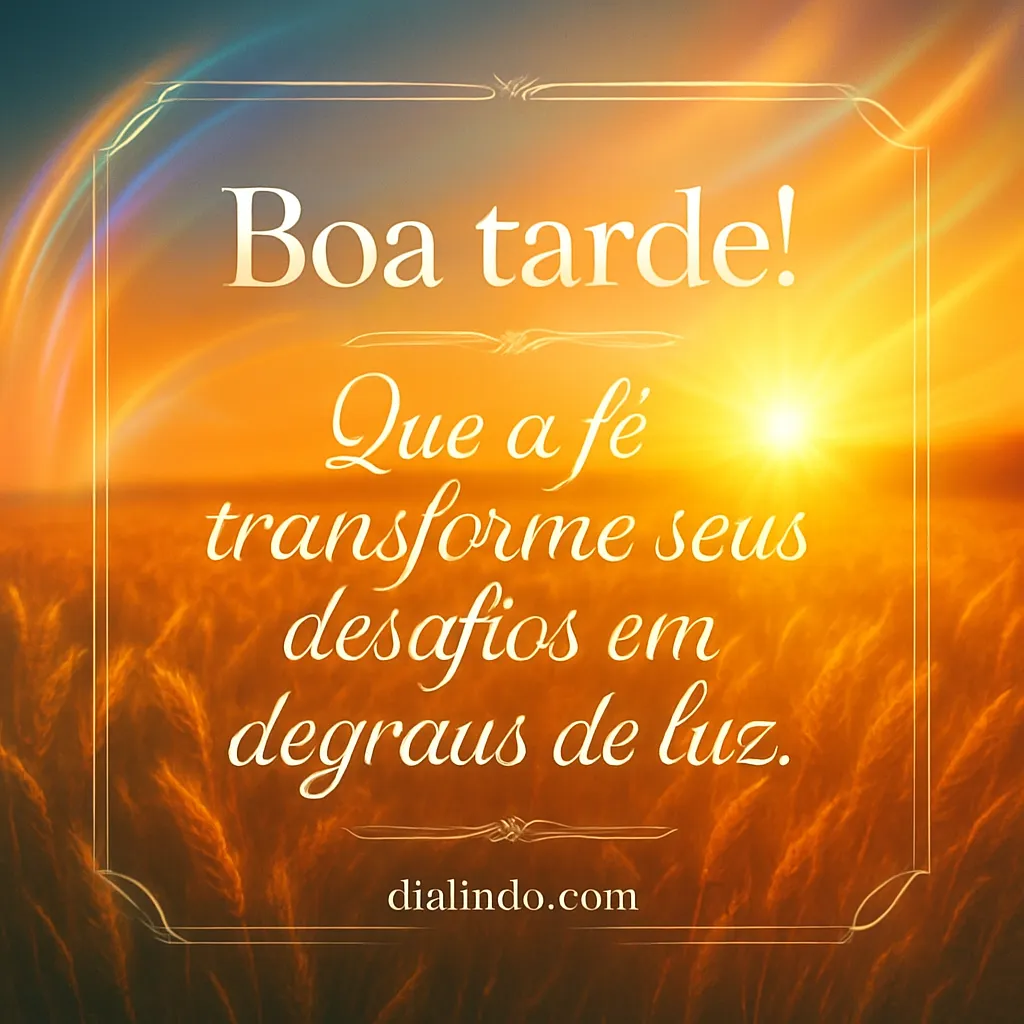 Escada Iluminada pela Fé