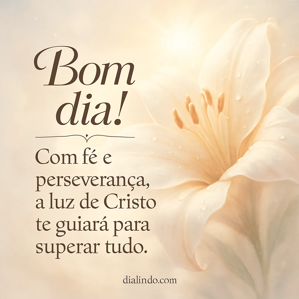 Cristo: Luz na Superação