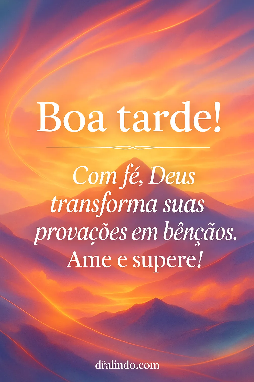 Provação Amada, Bênção Achada.