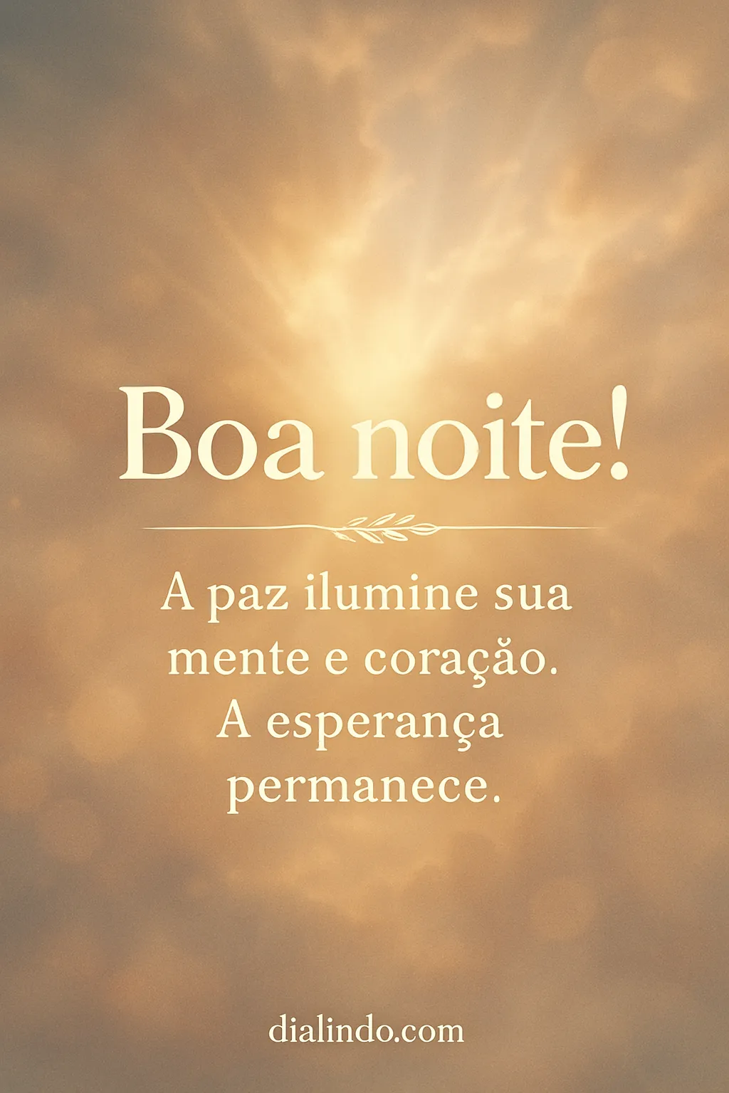 Luz Noturna da Esperança.