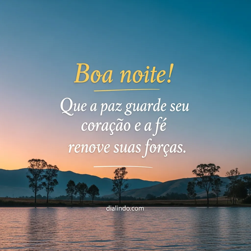 Paz, Fé: Coração Renovado.