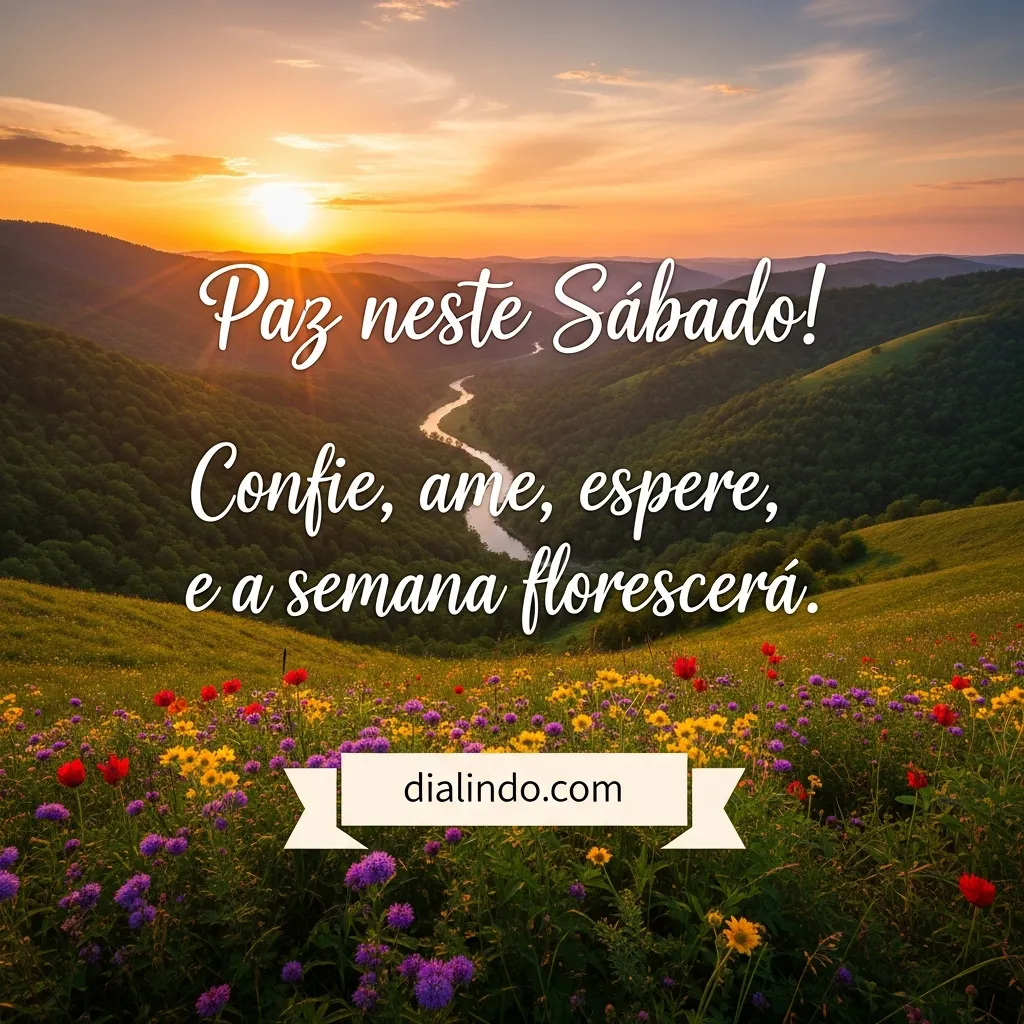 Sábado: Jardim da Esperança