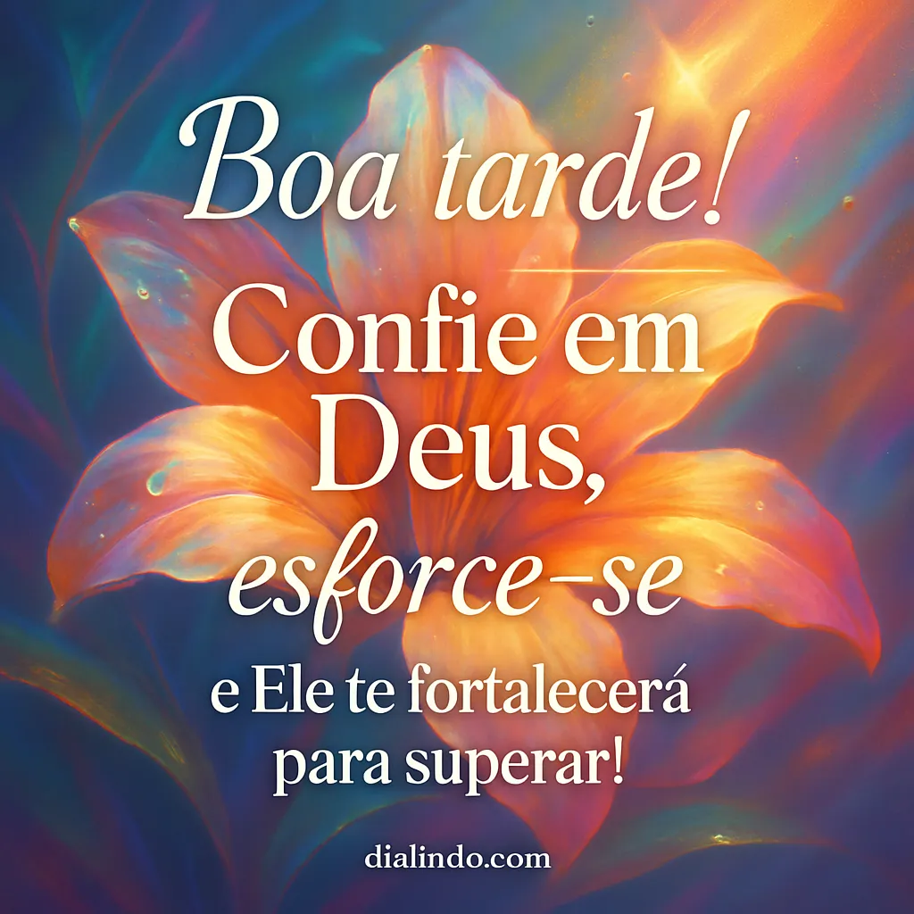 Deus, Esforço, Superação Fortalecida