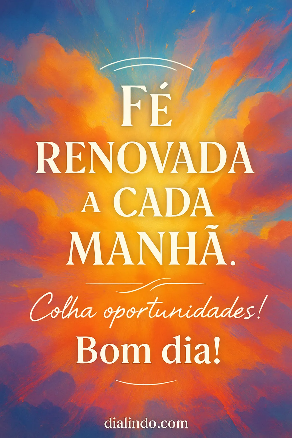 Manhãs de Fé e Oportunidades