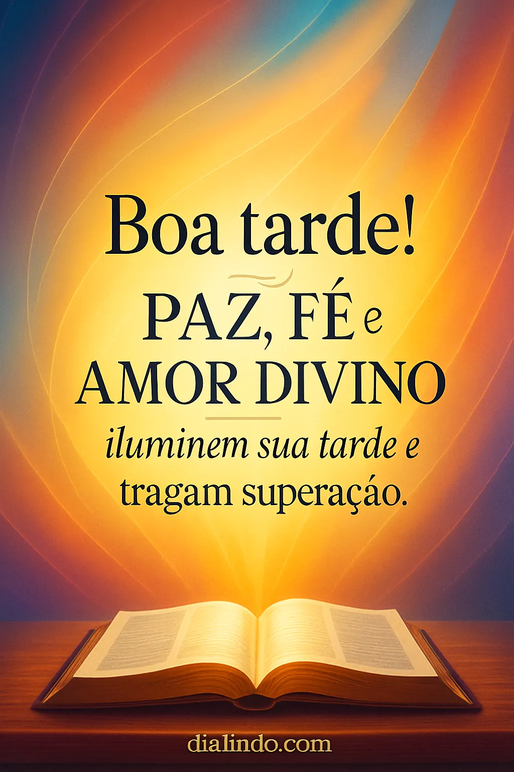 Luz Divina na Superação Vespertina