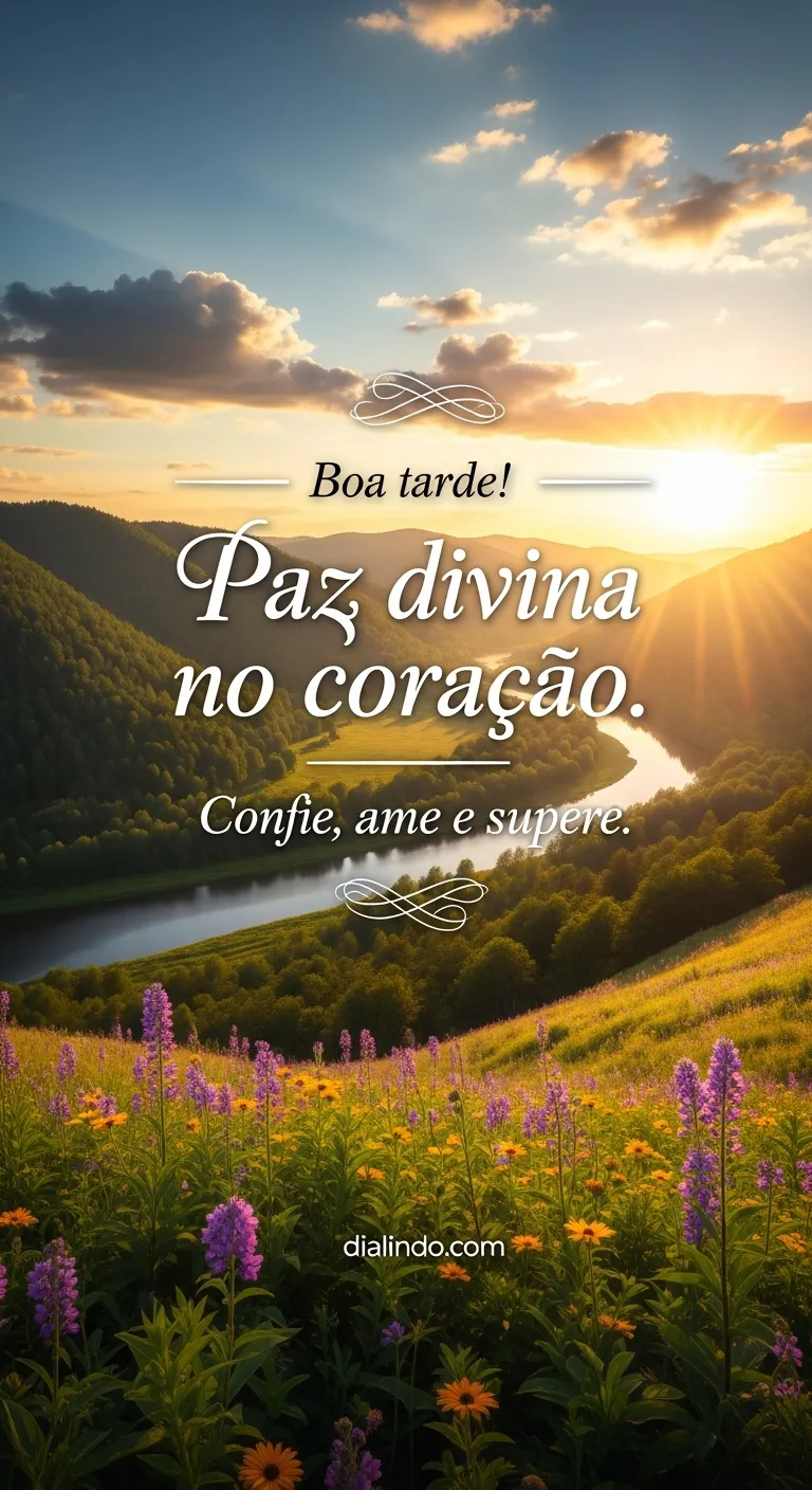 Amar, Confiar, Superar: Paz.