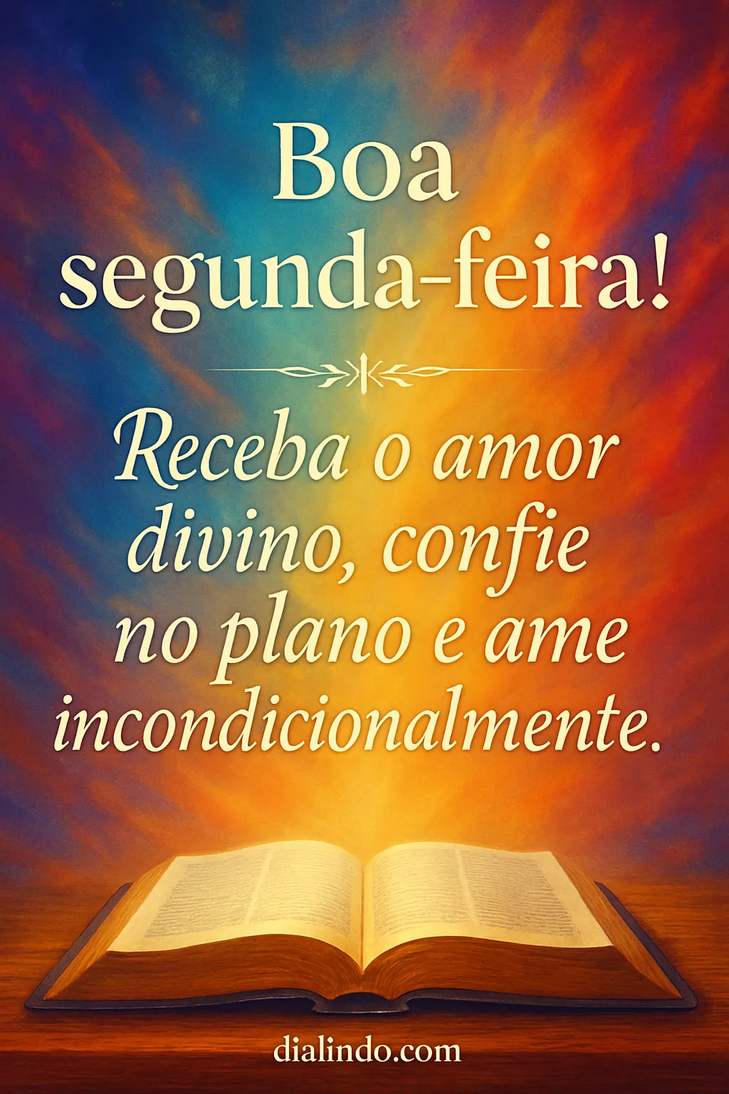 Segunda: Amor, Plano, Incondicional