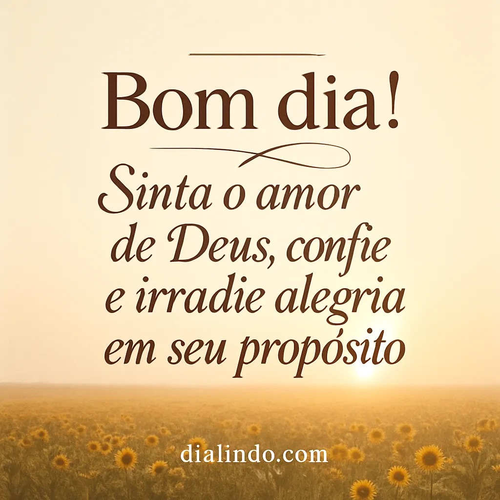 Amar, Confiar, Irradiar: Propósito Divino