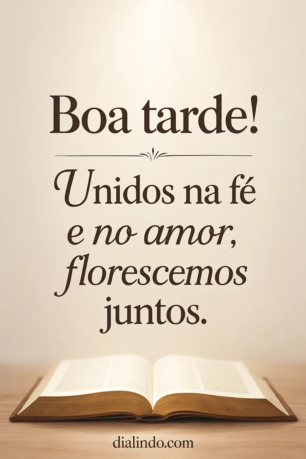 Fé, Amor, Florescimento Unido.