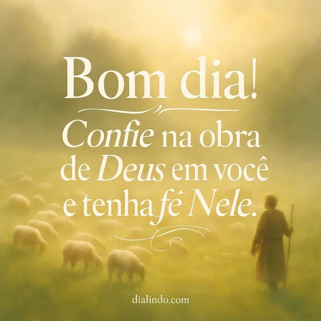 Deus tecendo sua história.