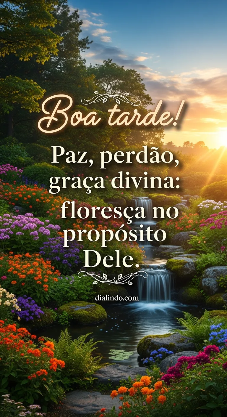 Floresça em Graça Perdoada.