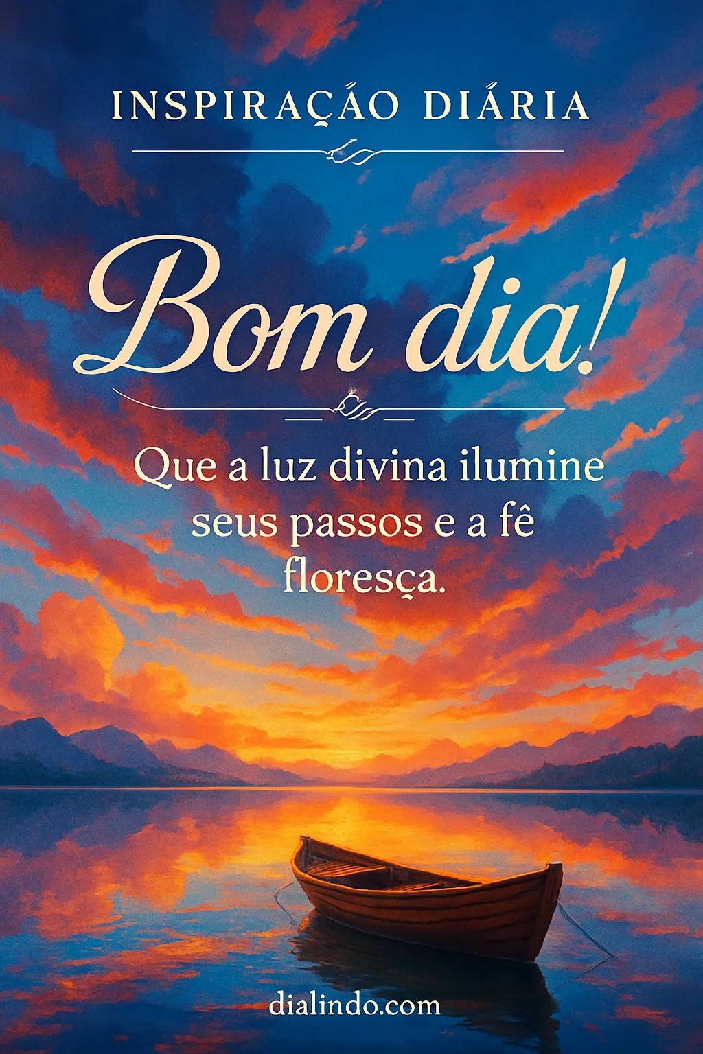 Luz Divina: Rumo Florescente - Imagem inspiradora