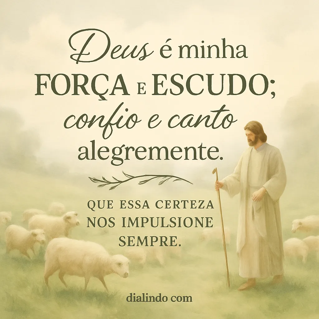 Escudo Divino, Canto Confiante.