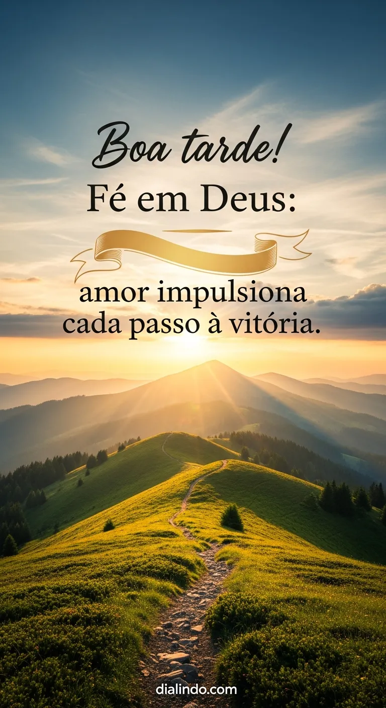 Amor alavanca a vitória divina