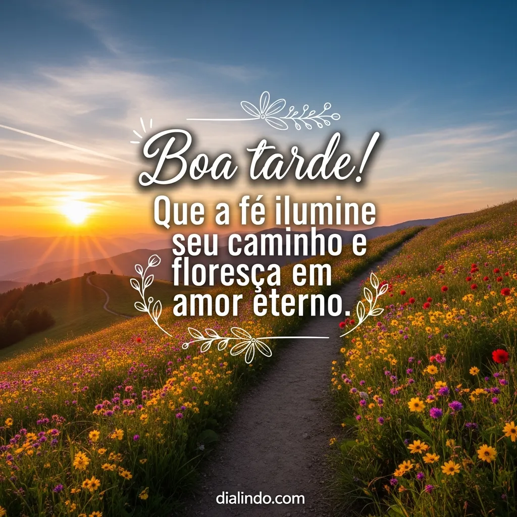 Luz, Fé e Amor Eterno.