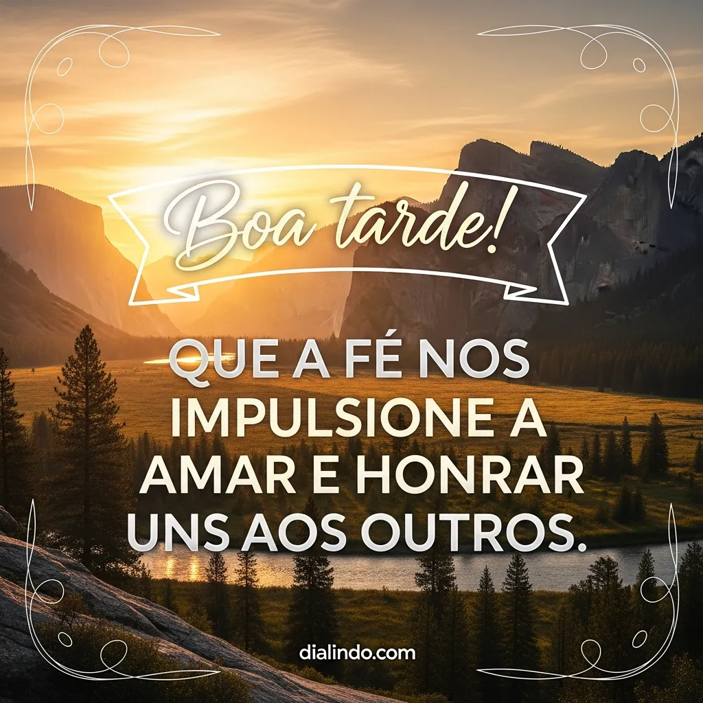 Fé: Amar e Honrar Sempre.