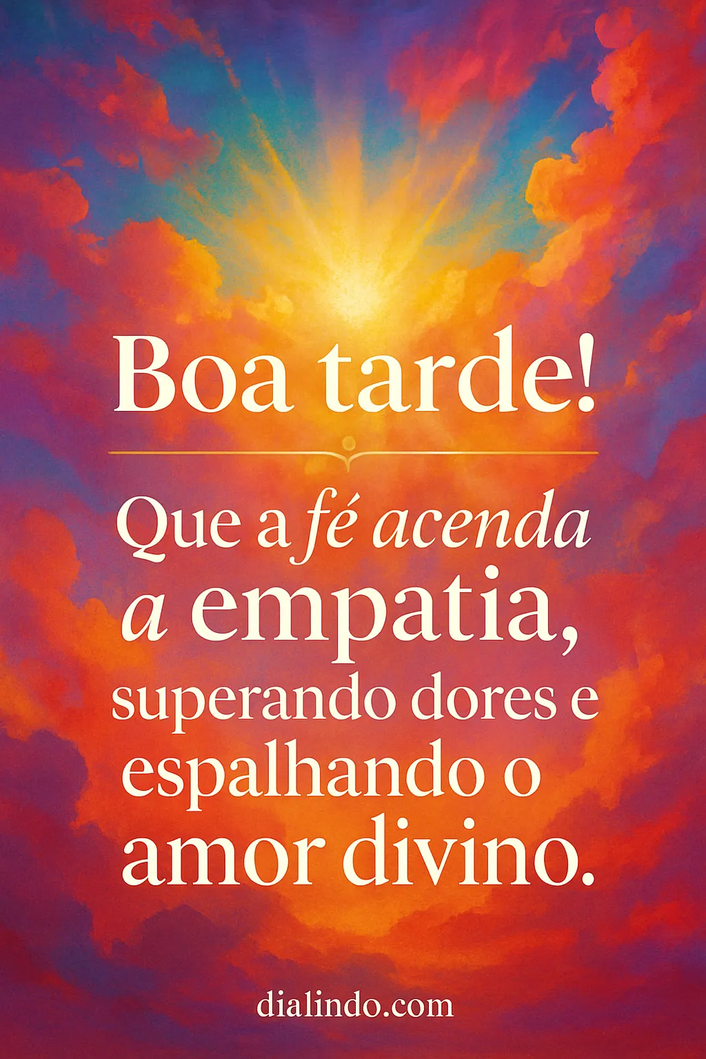 Empatia: A Chama Divina - Imagem inspiradora