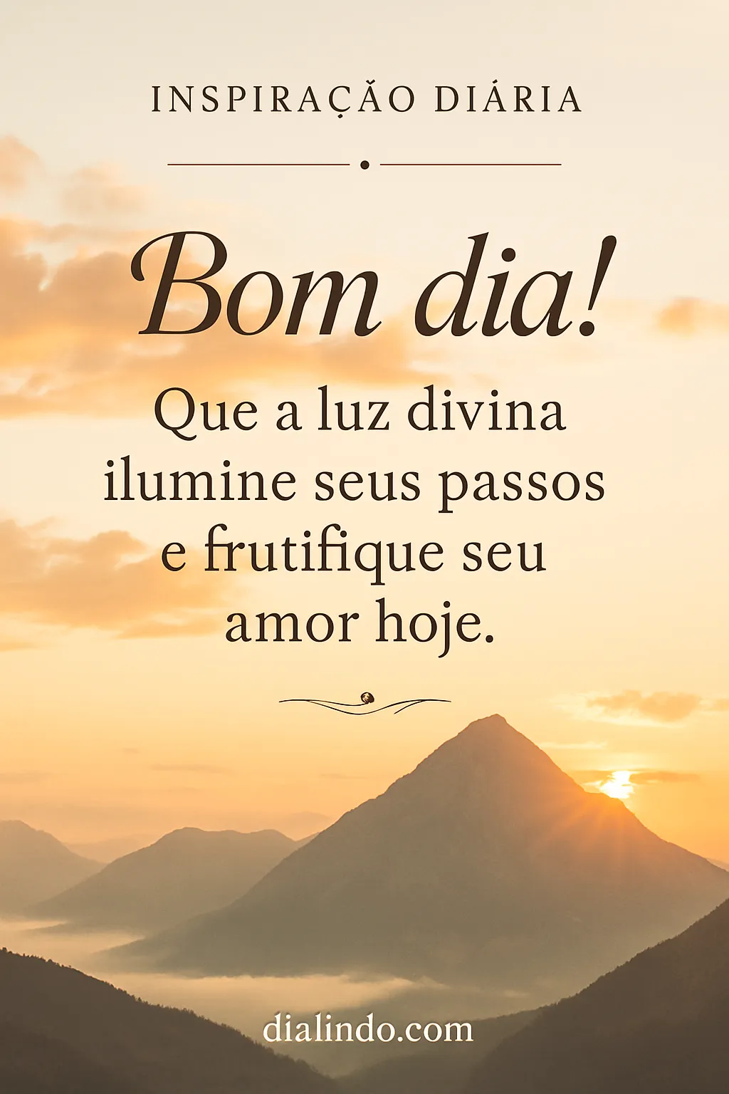 Passos Iluminados, Amor Florescendo.