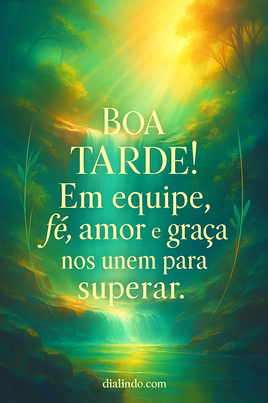 Equipe Unida: Graça Superadora - Mensagem inspiradora