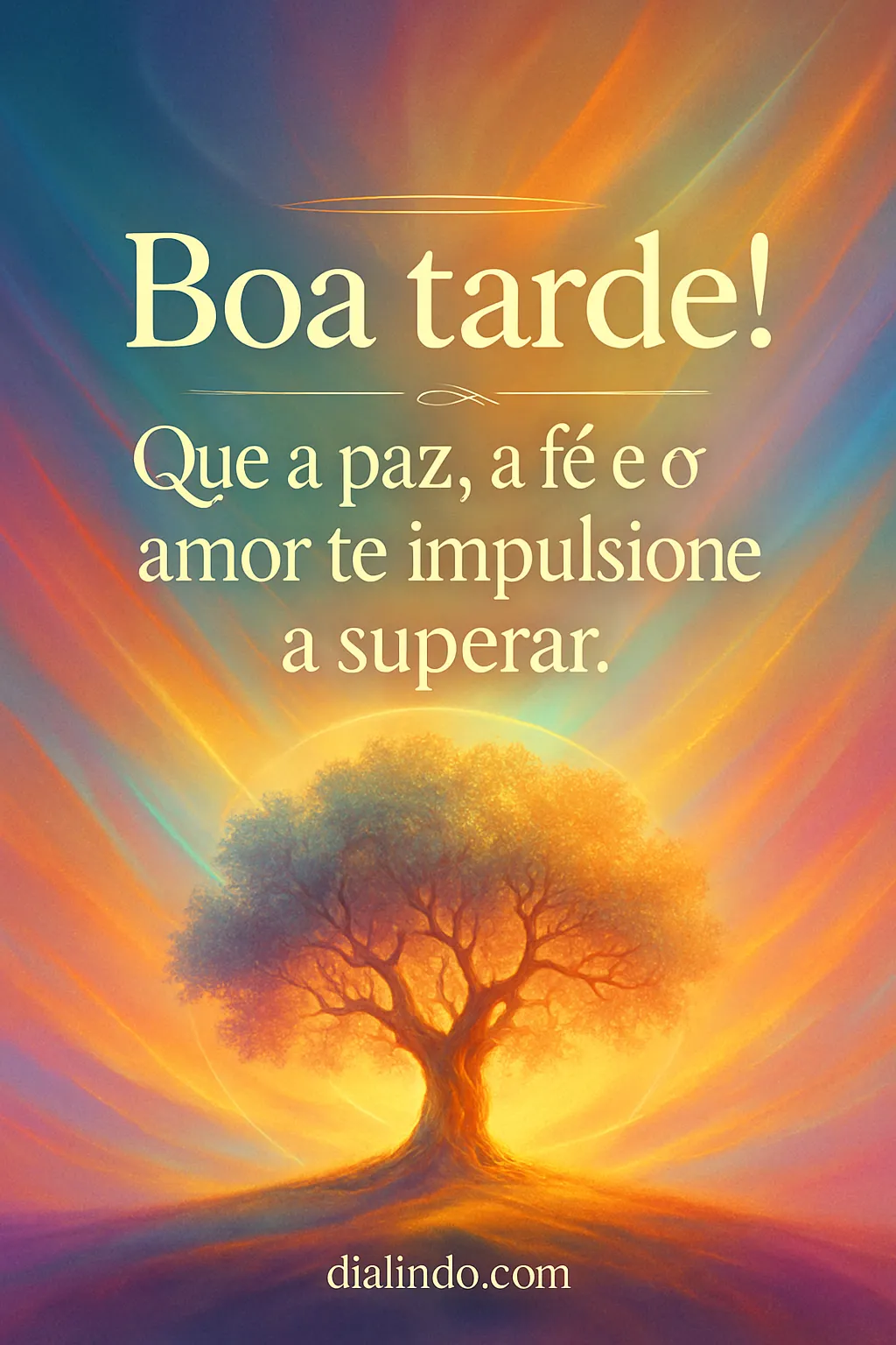 Paz, Fé, Amor: Superação Ativa - Mensagem inspiradora