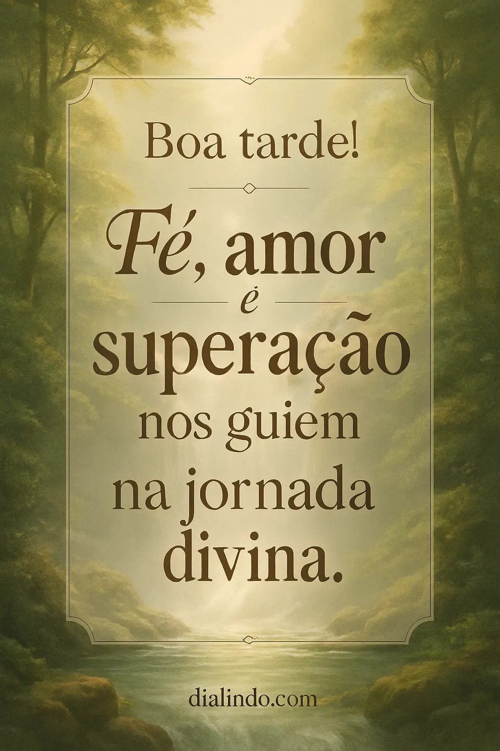 Jornada Divina: Triunfo da Alma - Mensagem inspiradora