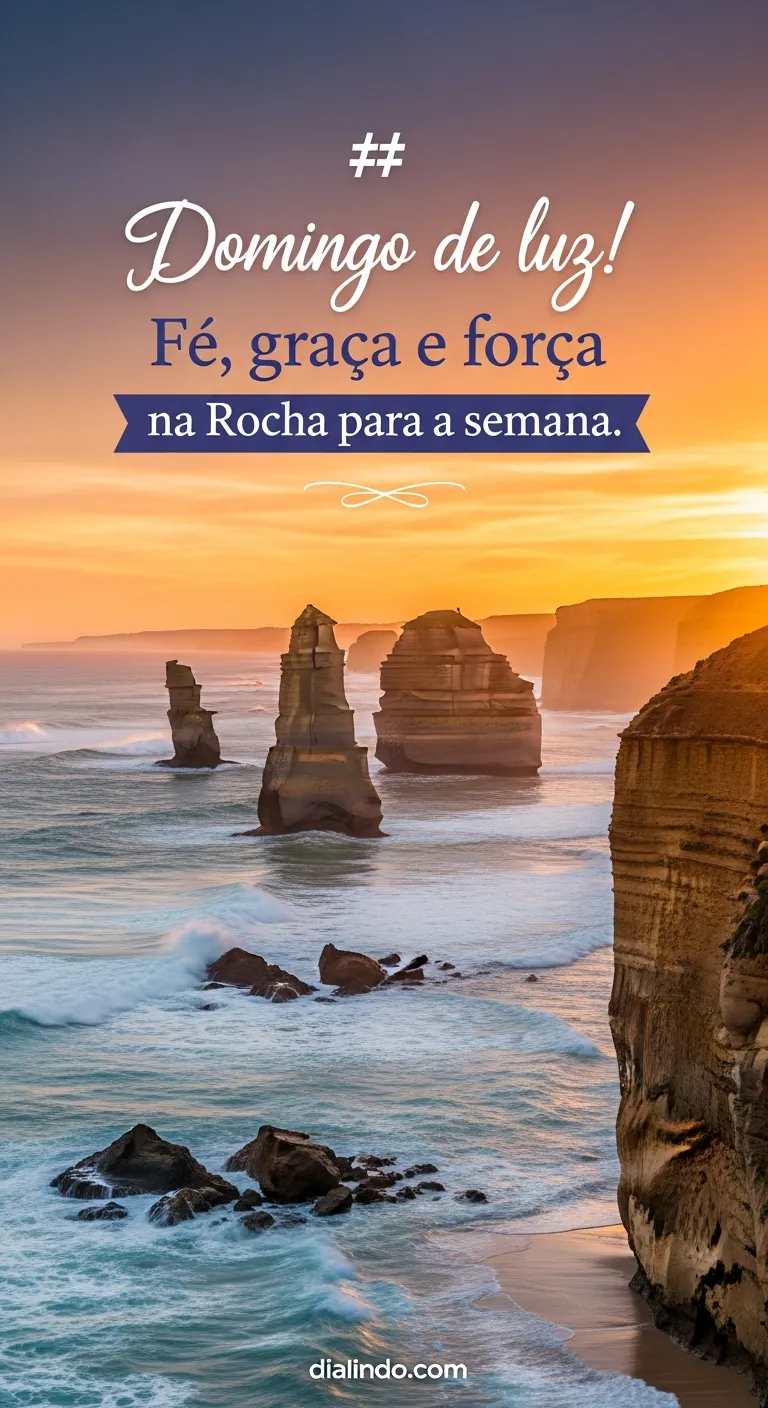 Rocha: Semana Iluminada e Forte