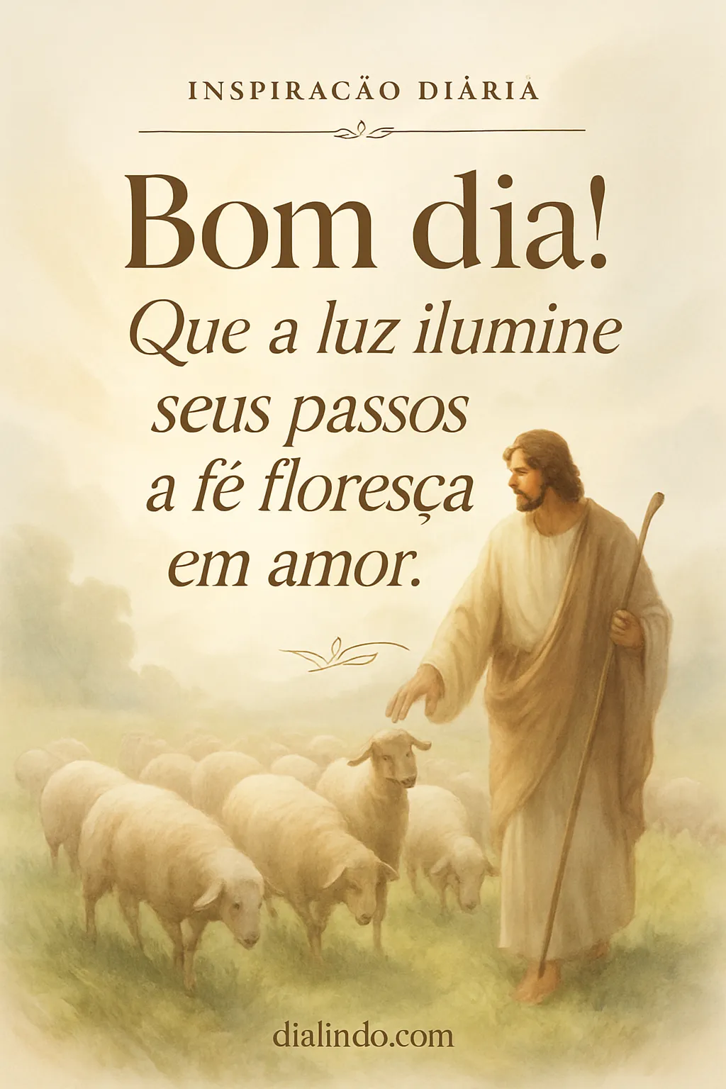 Luz, Fé e Amor em Caminho.