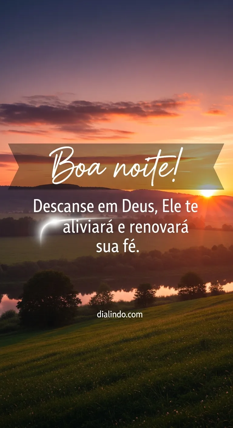 Descanso Divino: Alívio e Fé